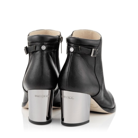Jimmy Choo Shoes - Jimmy Choo Black Method Leather Ankle Boots
